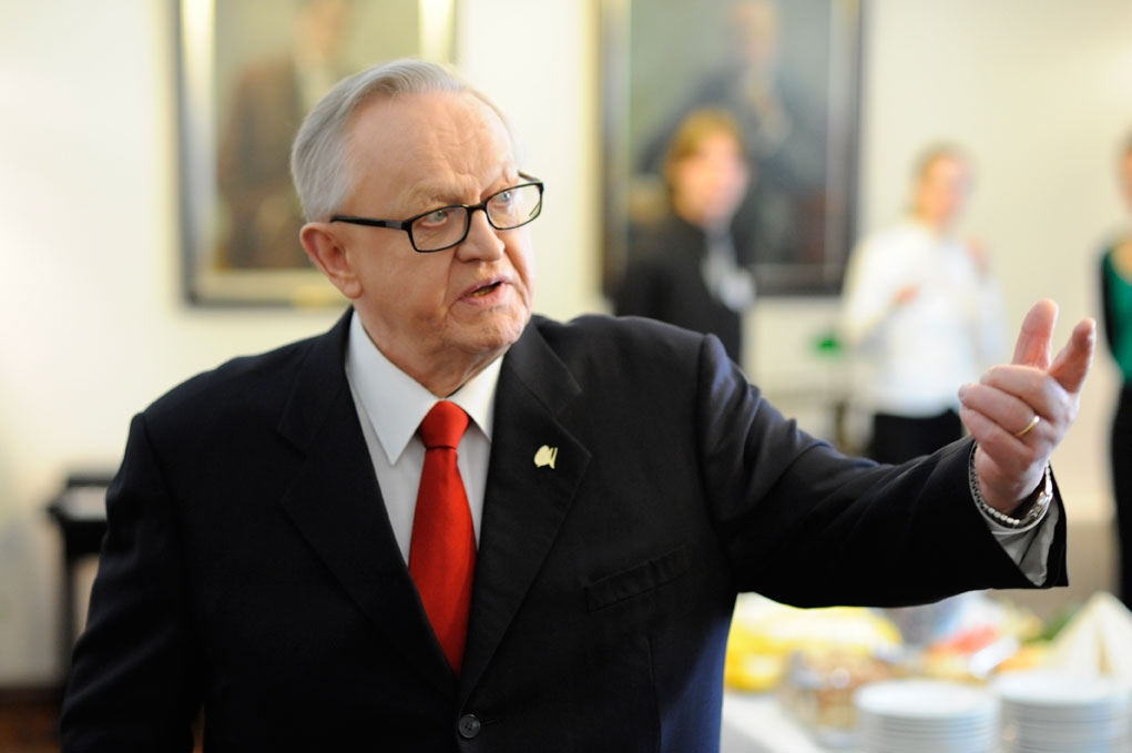 Vortrag Mit Martti Ahtisaari Initiativkreis Monchengladbach